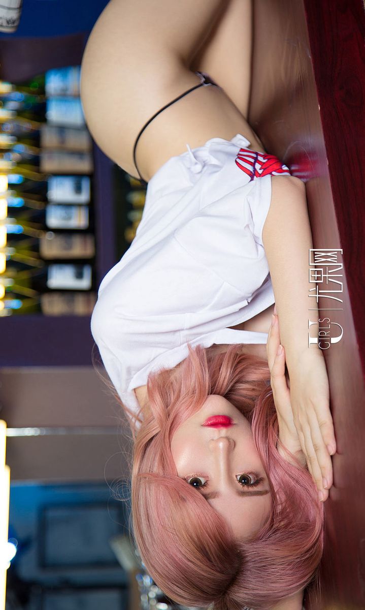 樱花少女绯月樱Cherry露脐Tshirt丁字裤内衣诱惑美图