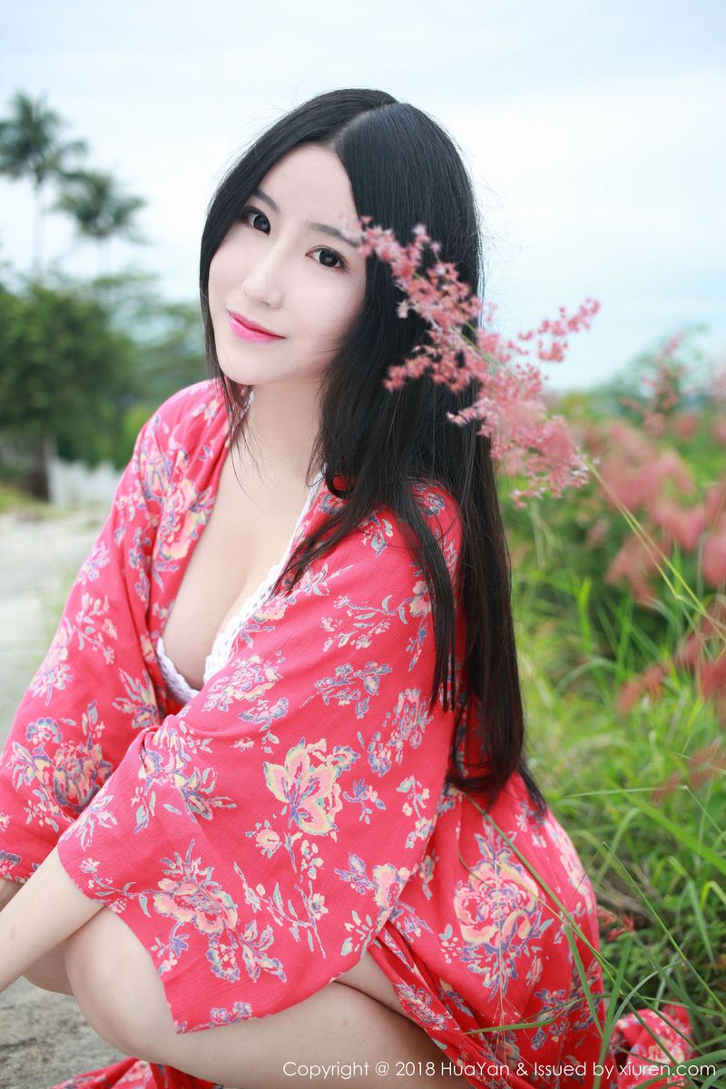 极品美女谢芷馨Sindy户外和服比基尼诱惑泰国苏梅岛旅拍