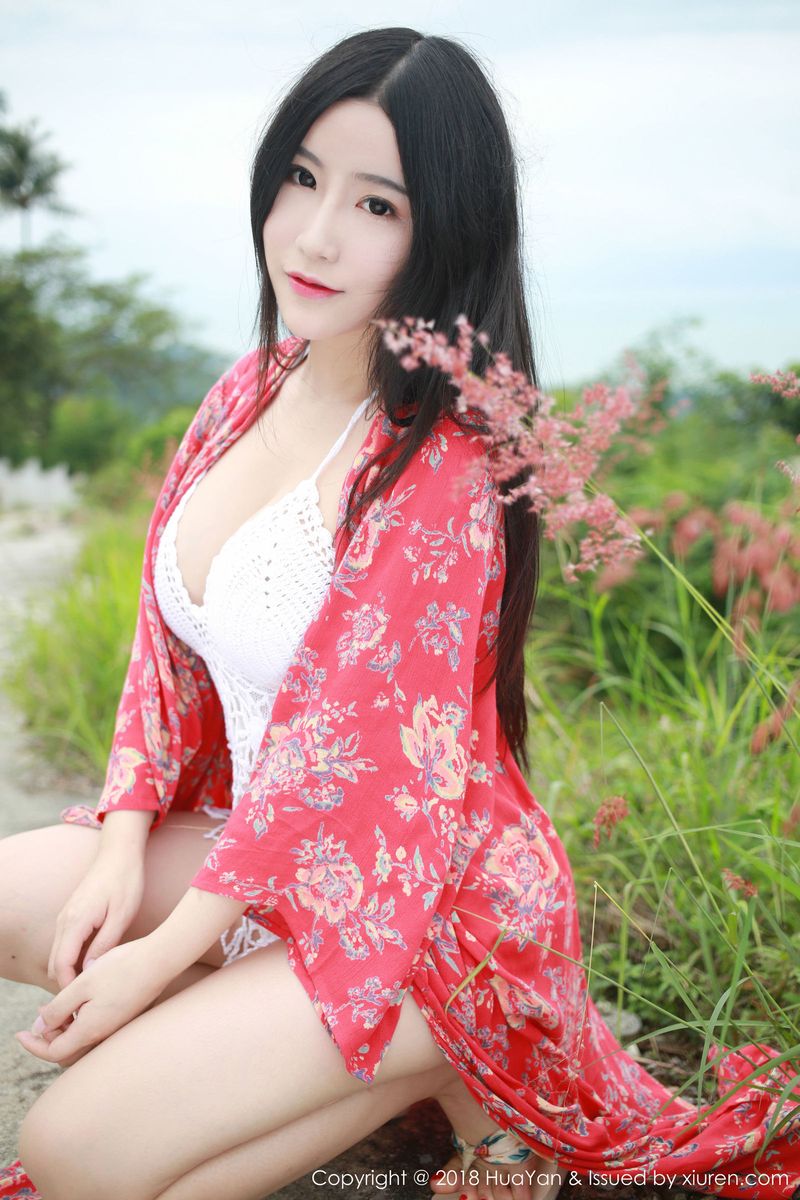 极品美女谢芷馨Sindy户外和服比基尼诱惑泰国苏梅岛旅拍