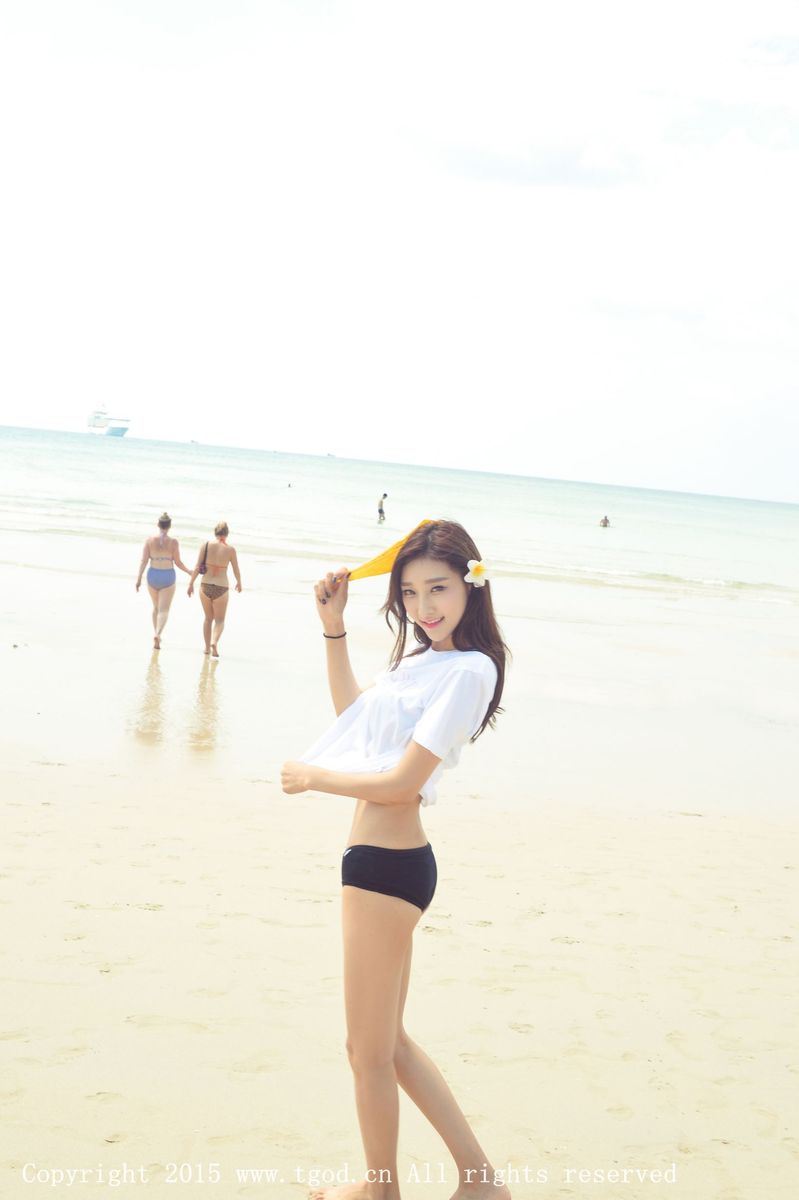 美女模特李筱乔JoJo内衣诱惑普吉岛户外旅拍第二刊