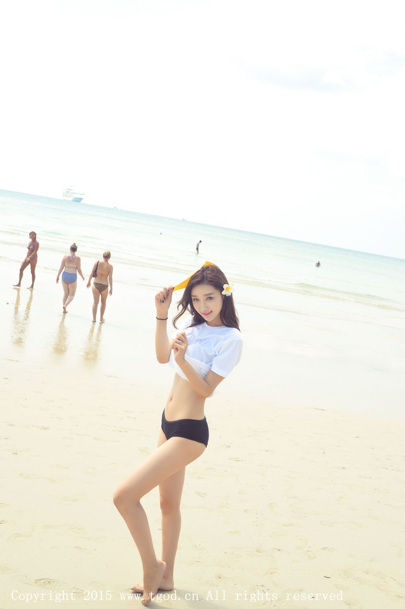 美女模特李筱乔JoJo内衣诱惑普吉岛户外旅拍第二刊