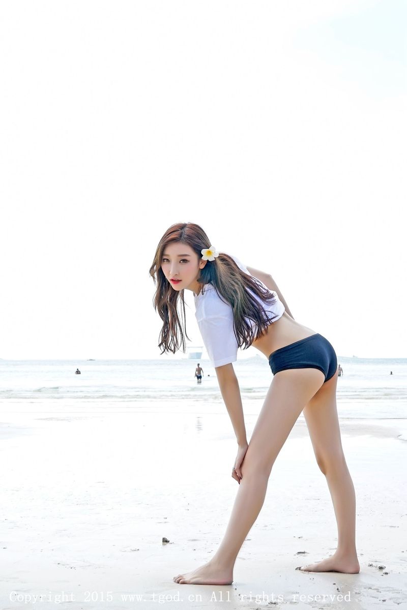 美女模特李筱乔JoJo沙滩比基尼内衣诱惑普吉岛旅拍