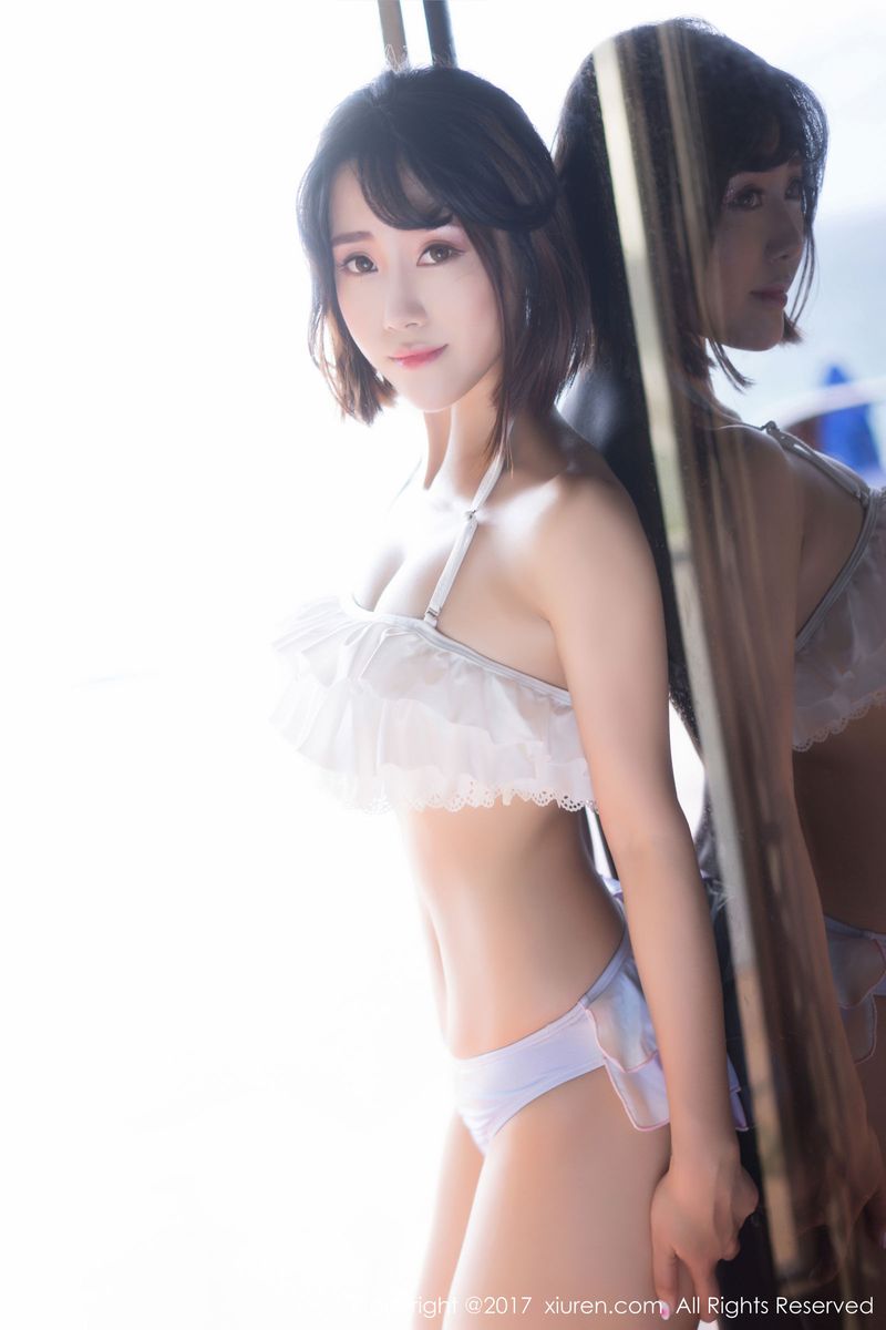 美女模特兜豆靓Youlina沙滩比基尼菲律宾长滩拍摄写真