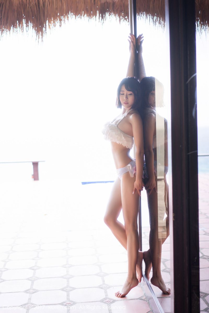 美女模特兜豆靓Youlina沙滩比基尼菲律宾长滩拍摄写真