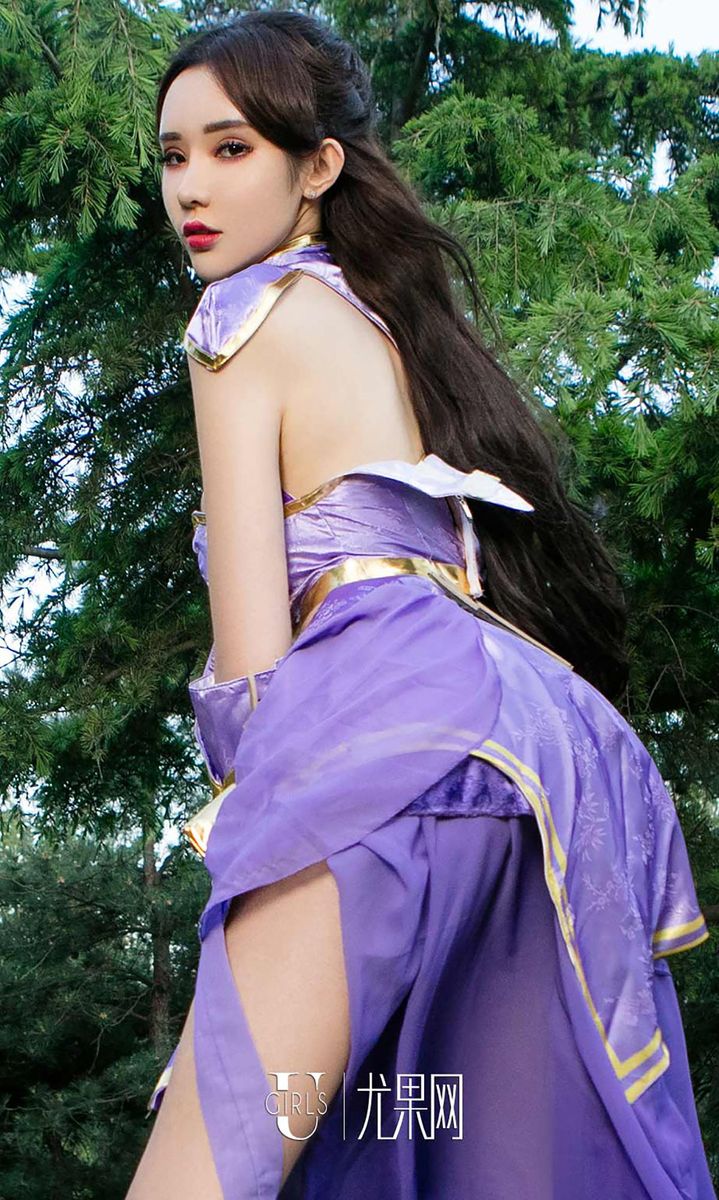 性感女神萌琪琪COSPLAY王者荣耀妲己&露娜写真