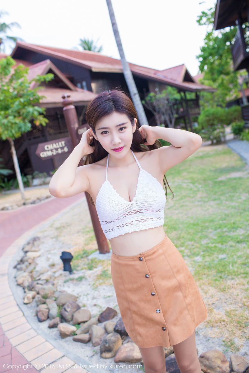 网红女神程小烦不烦极品身材沙滩比基尼诱惑兰卡威旅拍