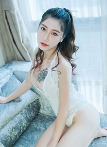 [XiuRen秀人网] 御姐范美女模特杜花花粉色蕾丝猫情趣比基尼开胸睡衣美图 No.786