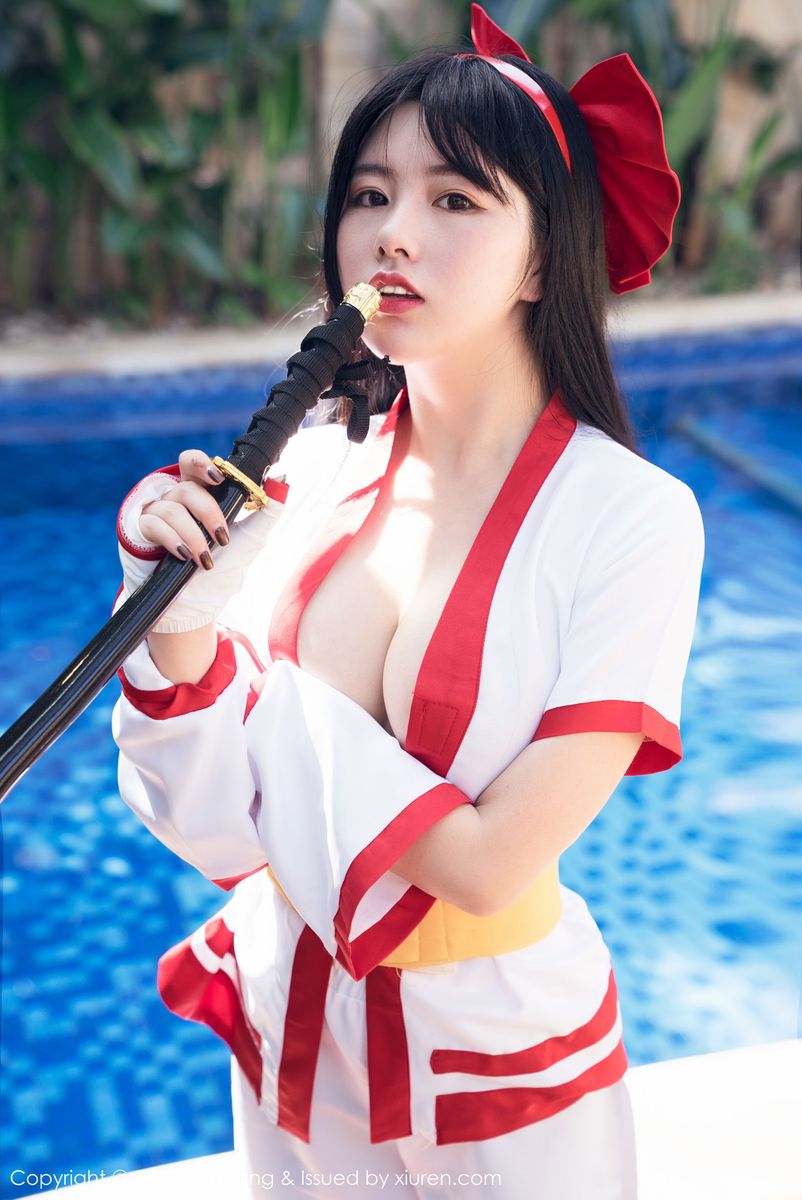 丰满美女娜露Selena - Cosplay王者荣耀娜可露露福利套图