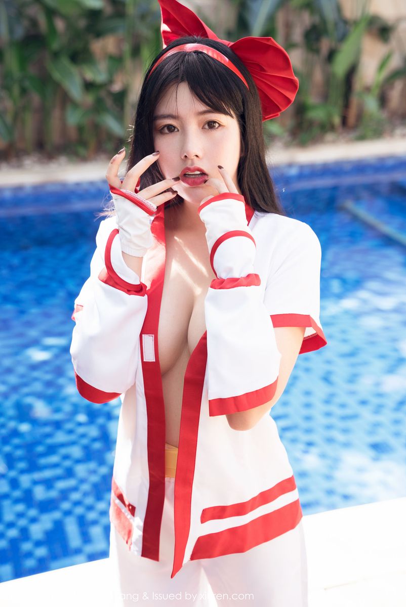 丰满美女娜露Selena - Cosplay王者荣耀娜可露露福利套图