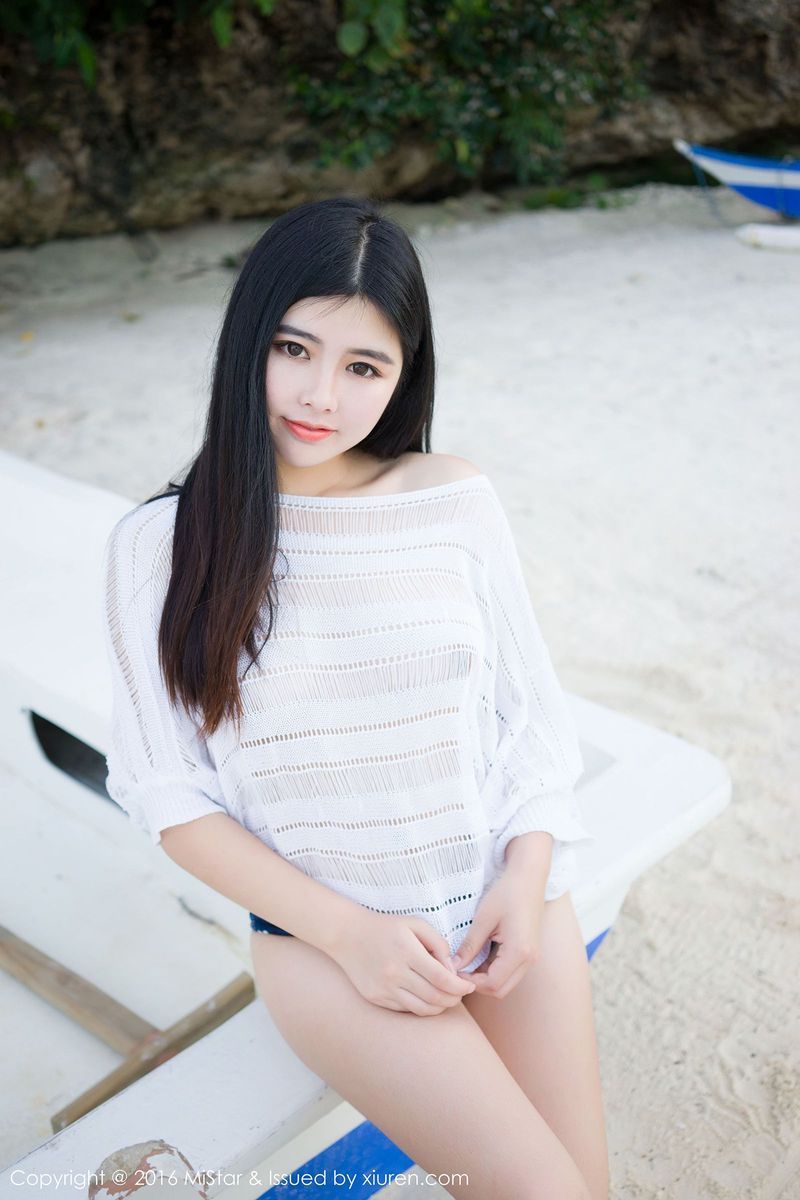 魅妍社丰满美女娜露Selena热裤球衣&透视网衣写真