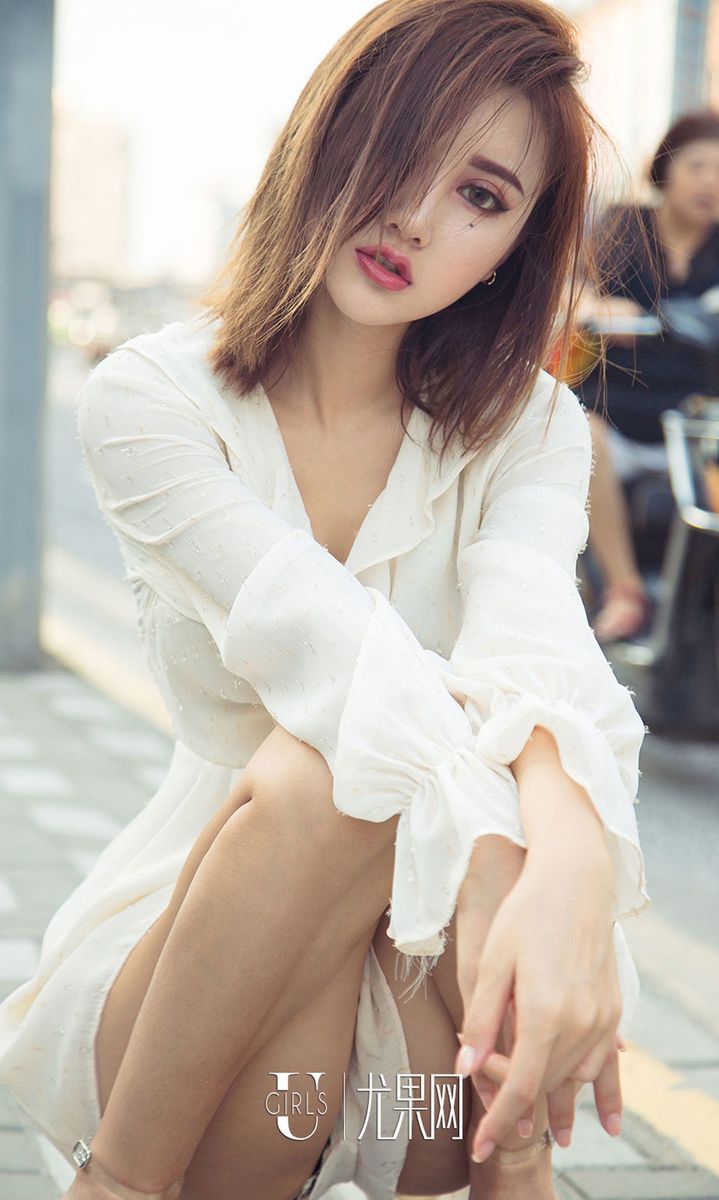 美女模特M梦baby时髦街头性感摇滚风洋气十足套图