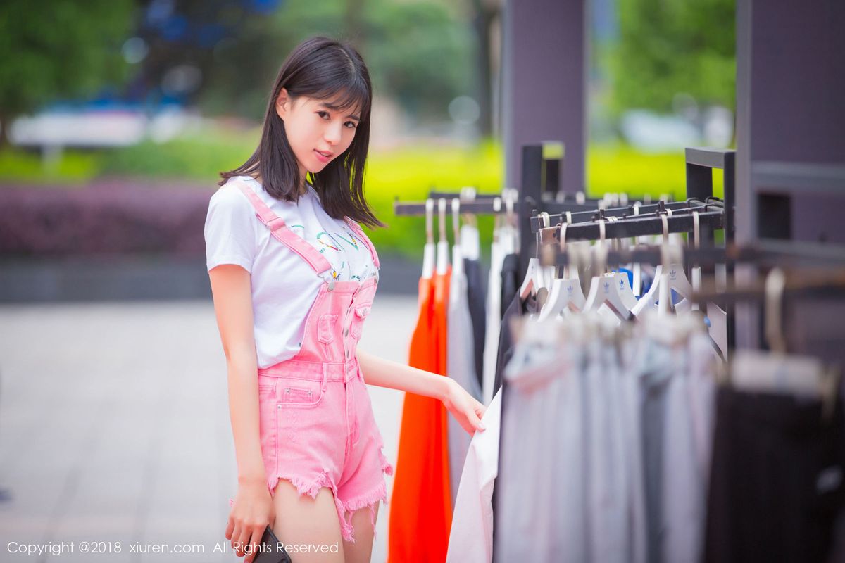 美女嫩模艾栗栗栗栗栗栗吖性感情趣内衣清新美腿套图
