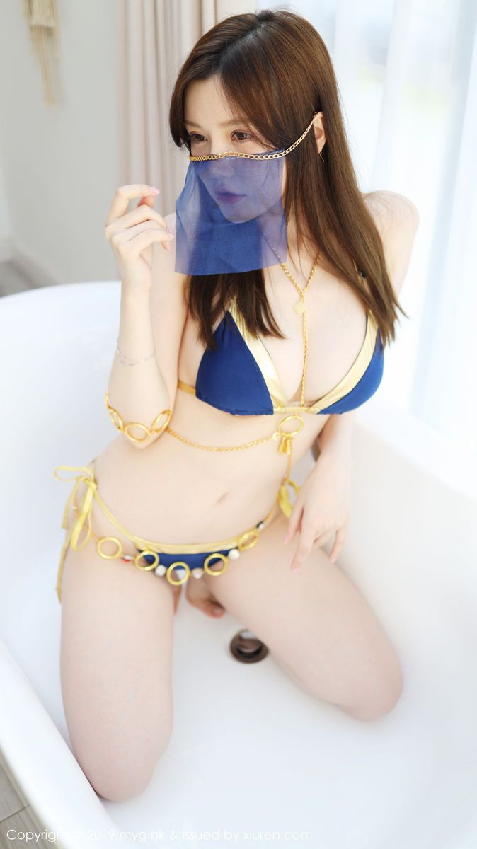 欧派妹子糯美子Mini比基尼异域风情内衣系列足量美图