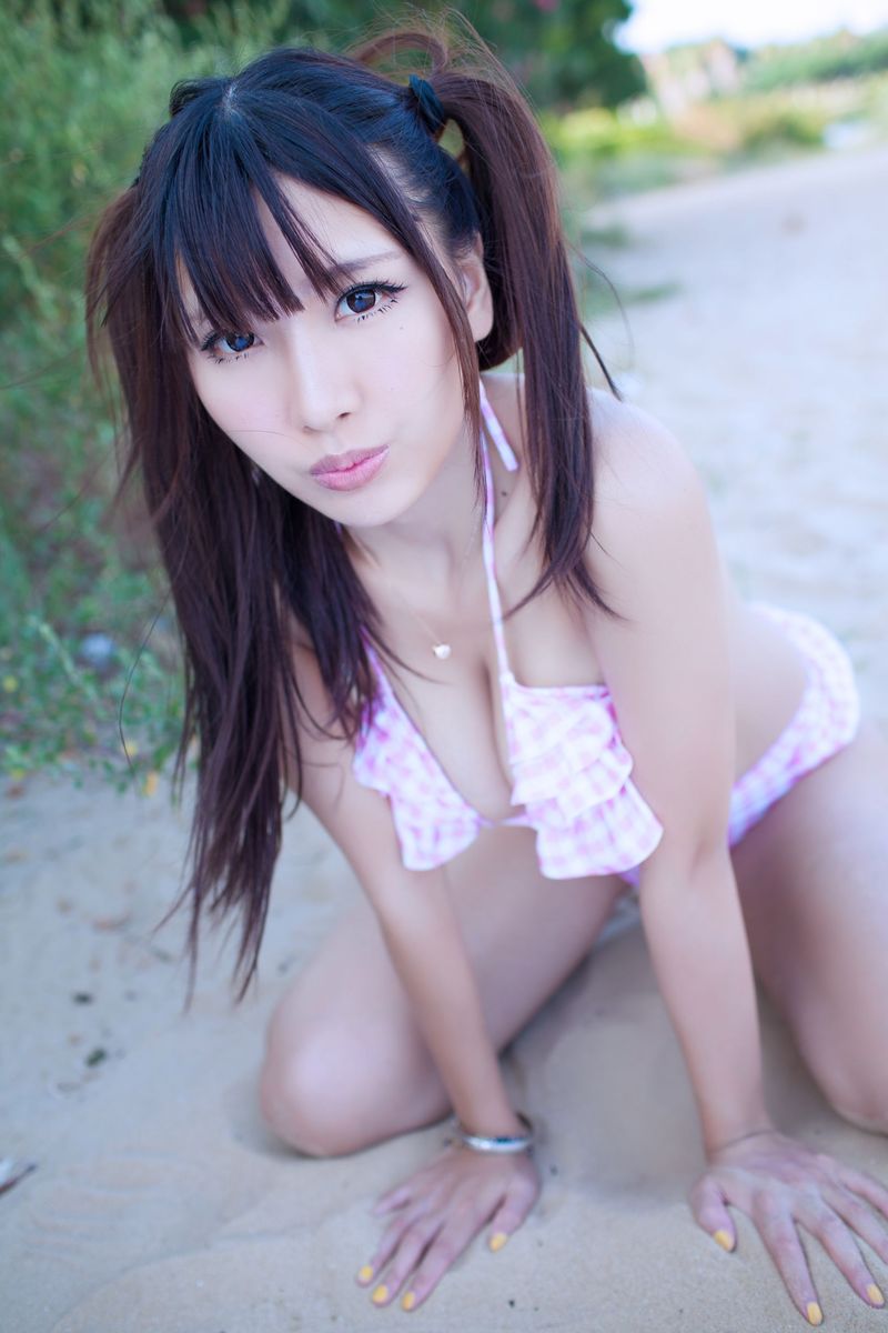 美女模特晓茜sunny童颜巨乳沙滩比基尼诱惑厦门之旅