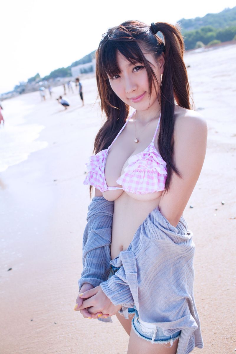 美女模特晓茜sunny童颜巨乳沙滩比基尼诱惑厦门之旅