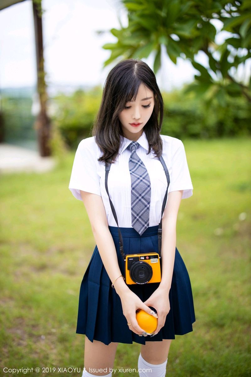 性感女神杨晨晨sugar清纯学生装&湿身内衣诱惑心愿旅拍