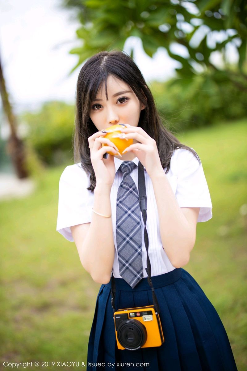 性感女神杨晨晨sugar清纯学生装&湿身内衣诱惑心愿旅拍