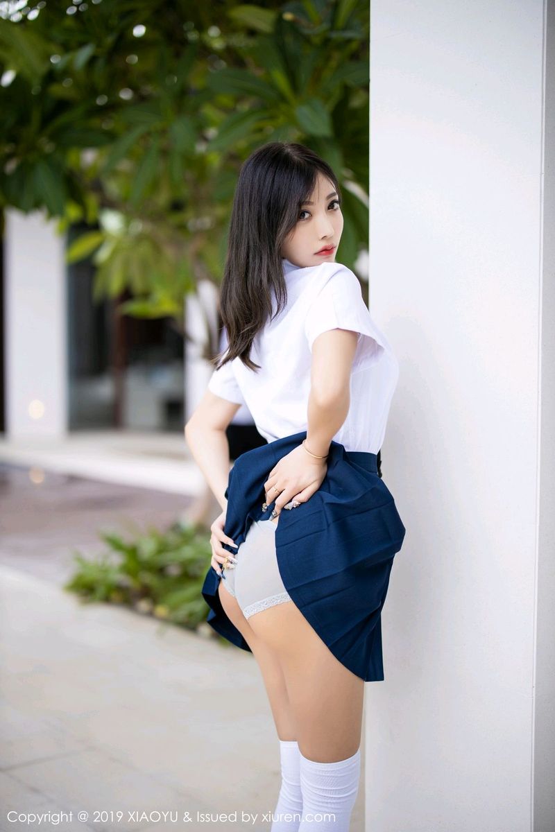 性感女神杨晨晨sugar清纯学生装&湿身内衣诱惑心愿旅拍