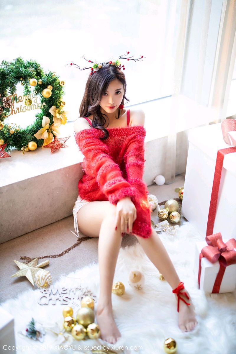 性感女神杨晨晨sugar圣诞老人内衣诱惑主题写真