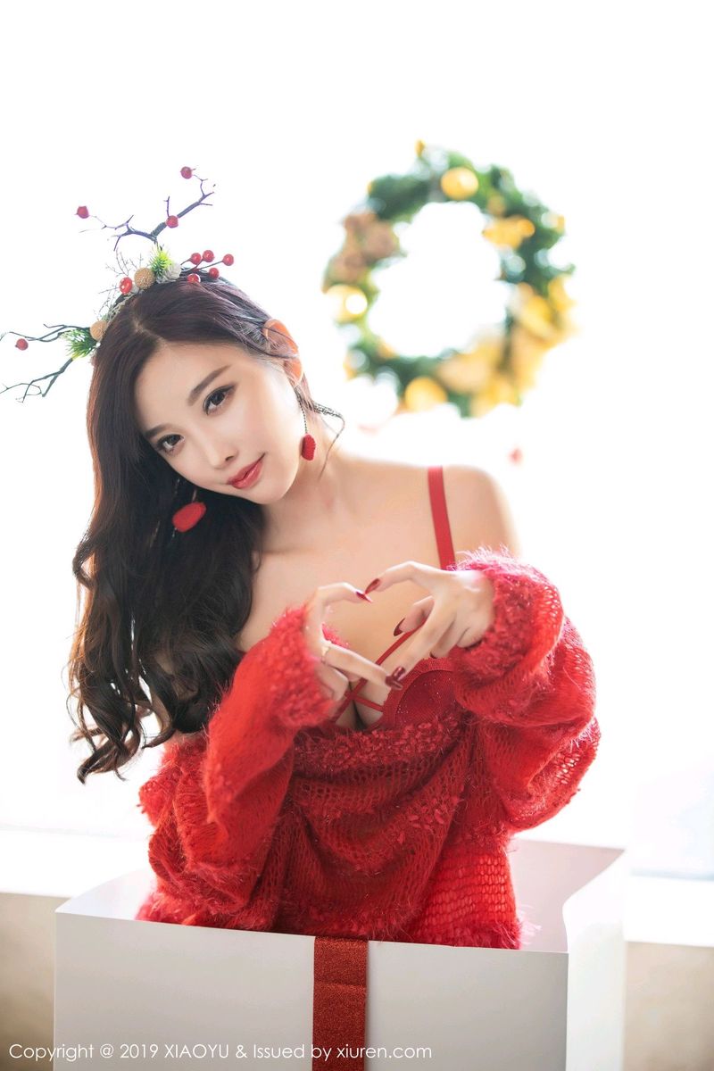 性感女神杨晨晨sugar圣诞老人内衣诱惑主题写真