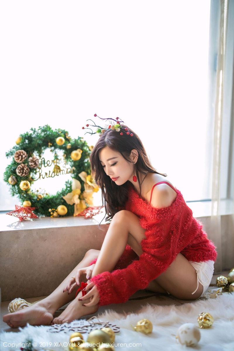 性感女神杨晨晨sugar圣诞老人内衣诱惑主题写真