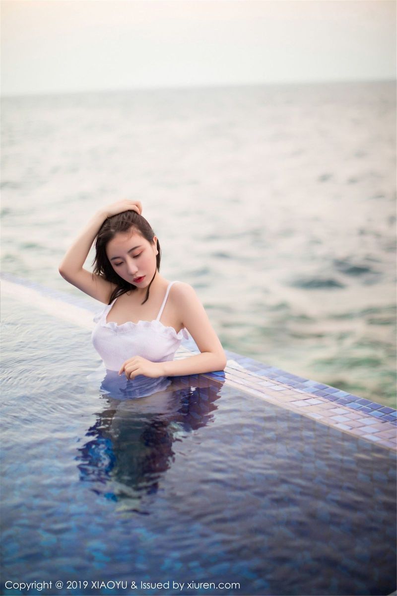 性感女神绯月樱-Cherry比基尼湿身诱惑马尔代夫旅拍