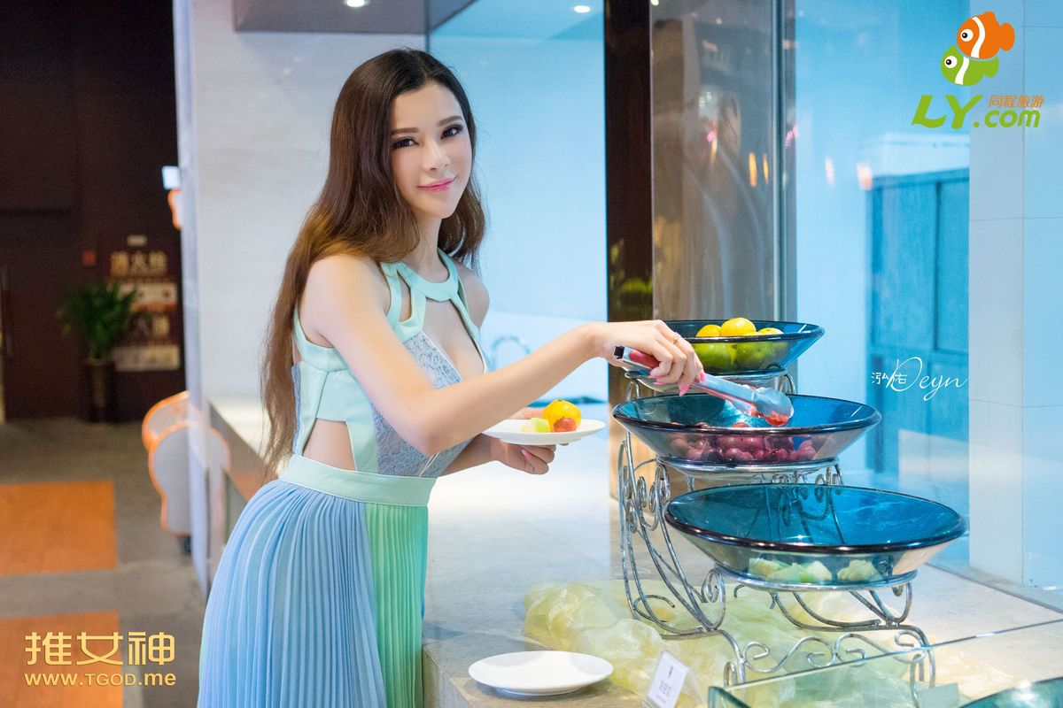 性感美女宛恩miyu壶山森林公园湿泉湿身写真 第十期