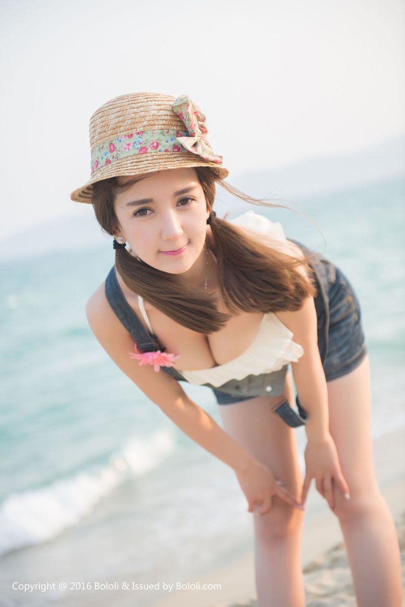 性感女神Monkey小潘鼠牛仔热裤假日制服诱惑写真