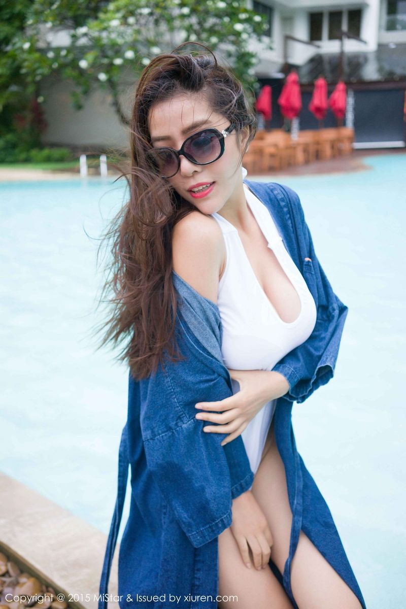 性感御姐陈欣比基尼泳装系列泰国普吉岛旅拍