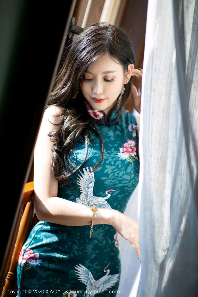 性感女神杨晨晨sugar古典旗袍&高跟鞋系列写真