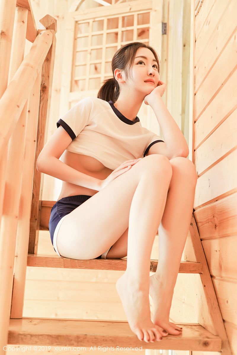 美女模特沈梦瑶酥胸半露死库水系列性感私房写真