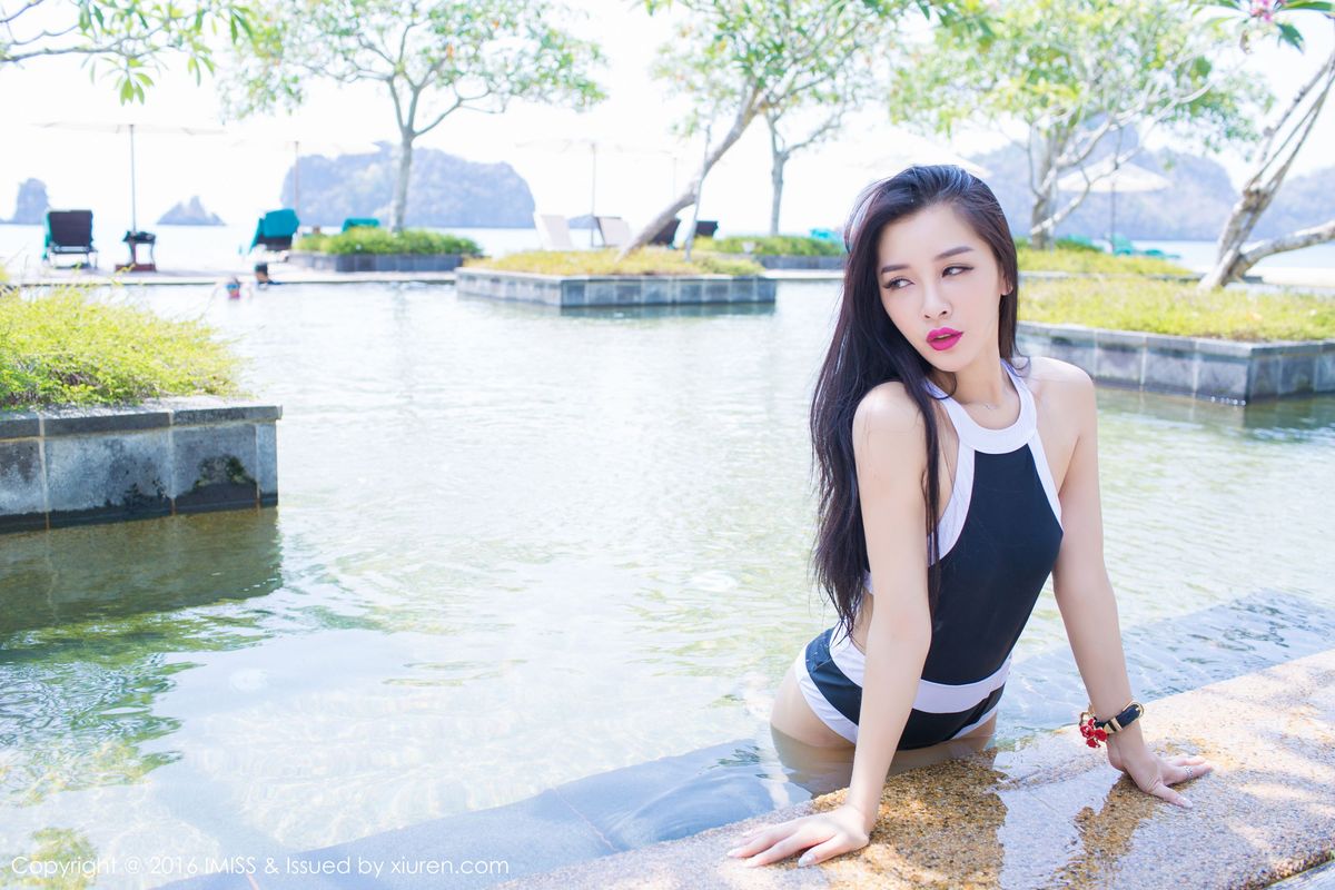 美女模特戴小唯比基尼+死库水系列兰卡威首套旅拍