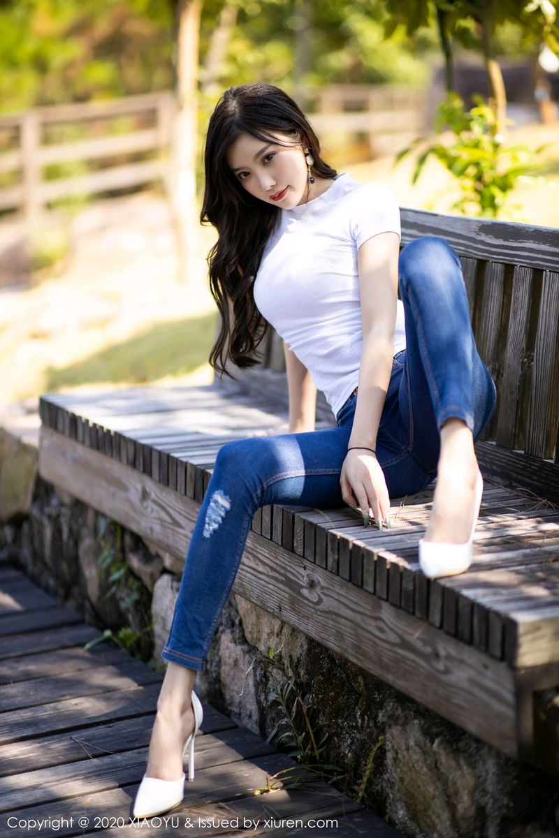 性感女神杨晨晨sugar牛仔裤迷人私房写真