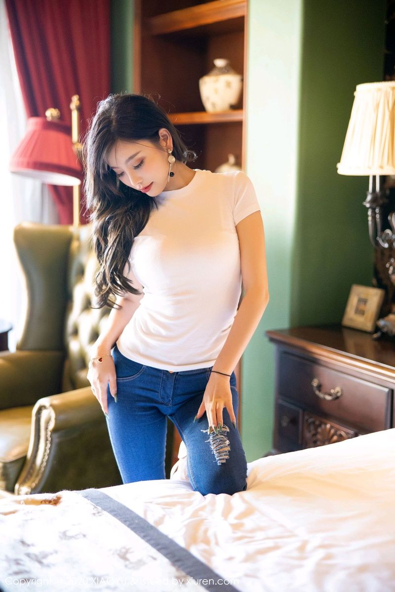 性感女神杨晨晨sugar牛仔裤迷人私房写真