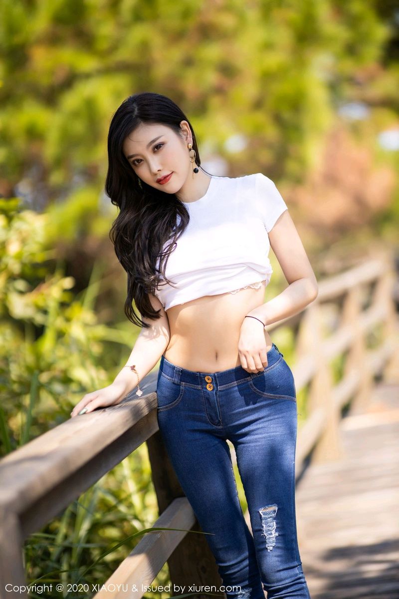 性感女神杨晨晨sugar牛仔裤迷人私房写真
