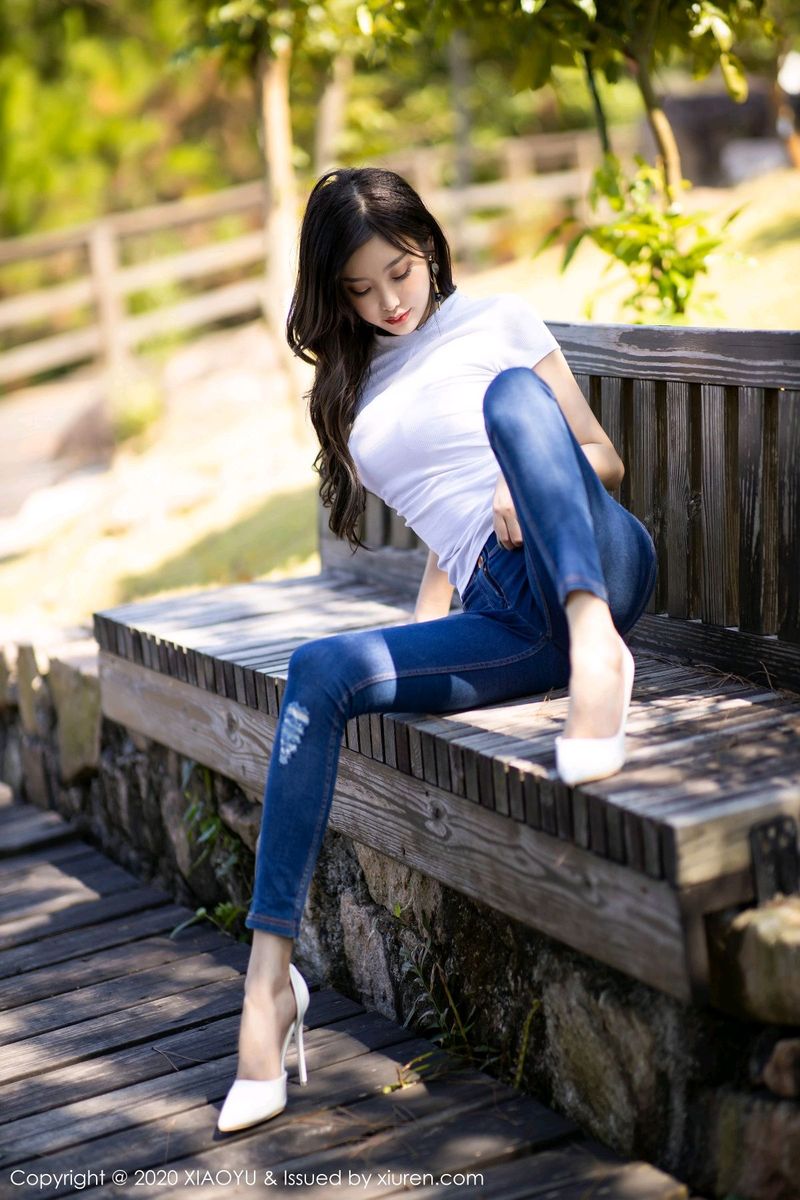 性感女神杨晨晨sugar牛仔裤迷人私房写真