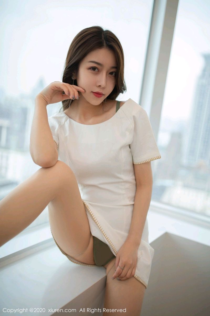 美女模特夏诗雯Sally下午茶主题居家内衣诱惑写真