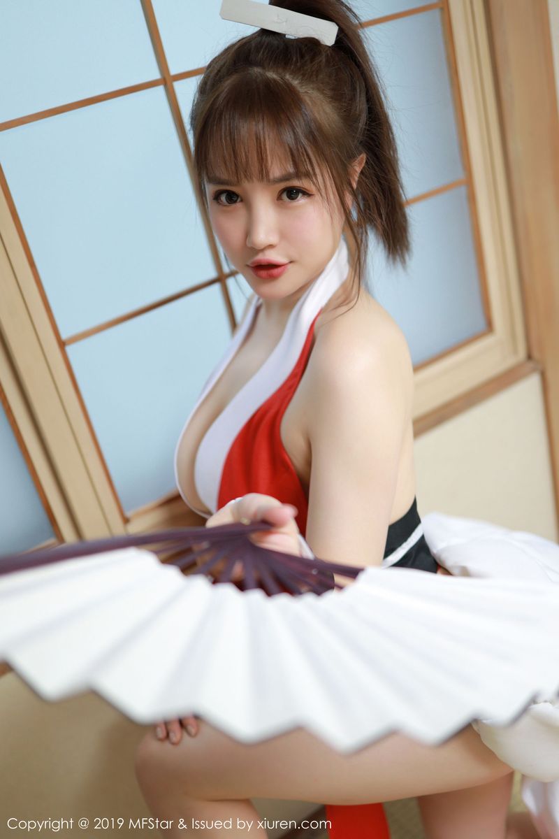 美女模特恩率babe角色扮演不知火舞cos系列套图