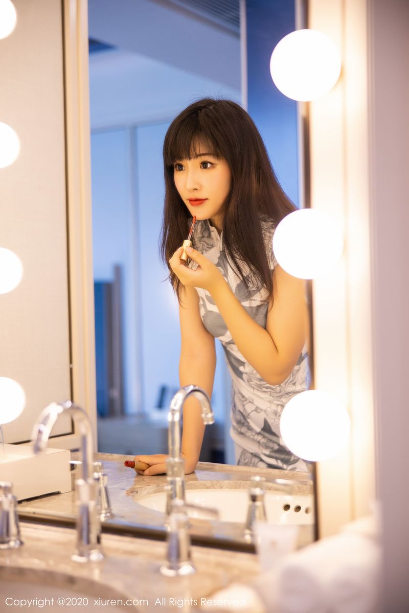 美女模特童千艺cara古典旗袍丝袜美腿私房写真