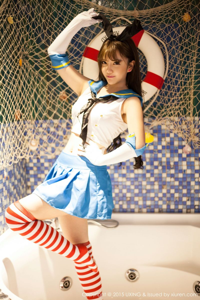 新人嫩模艾西Ashley仙气长发清新写真