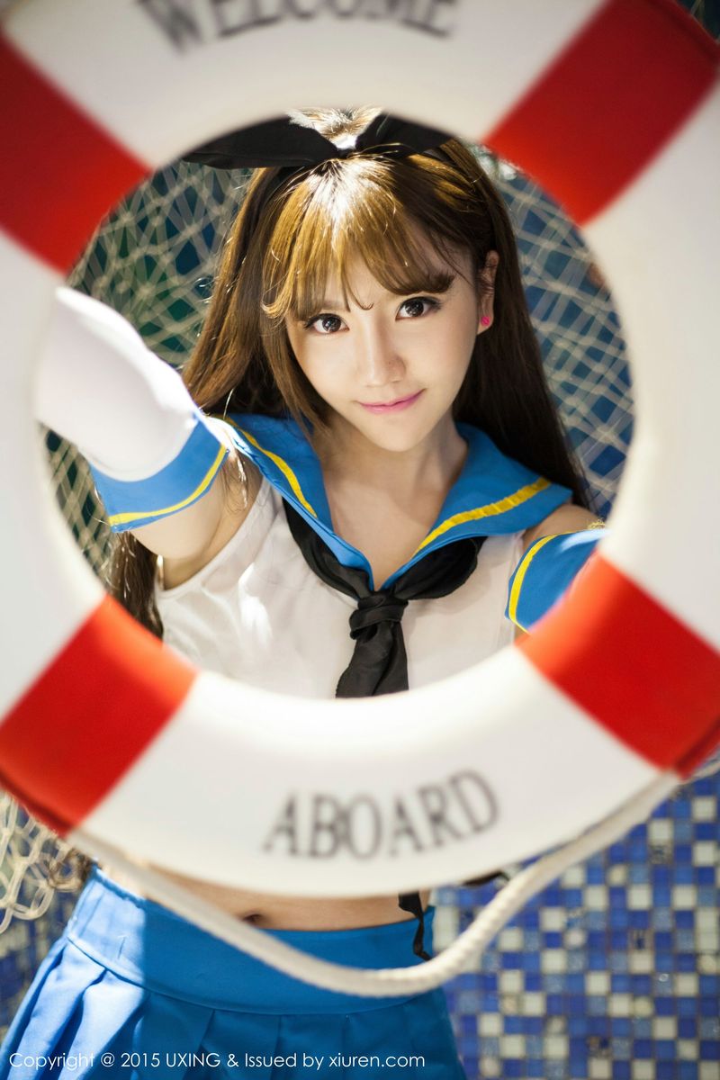新人嫩模艾西Ashley仙气长发清新写真