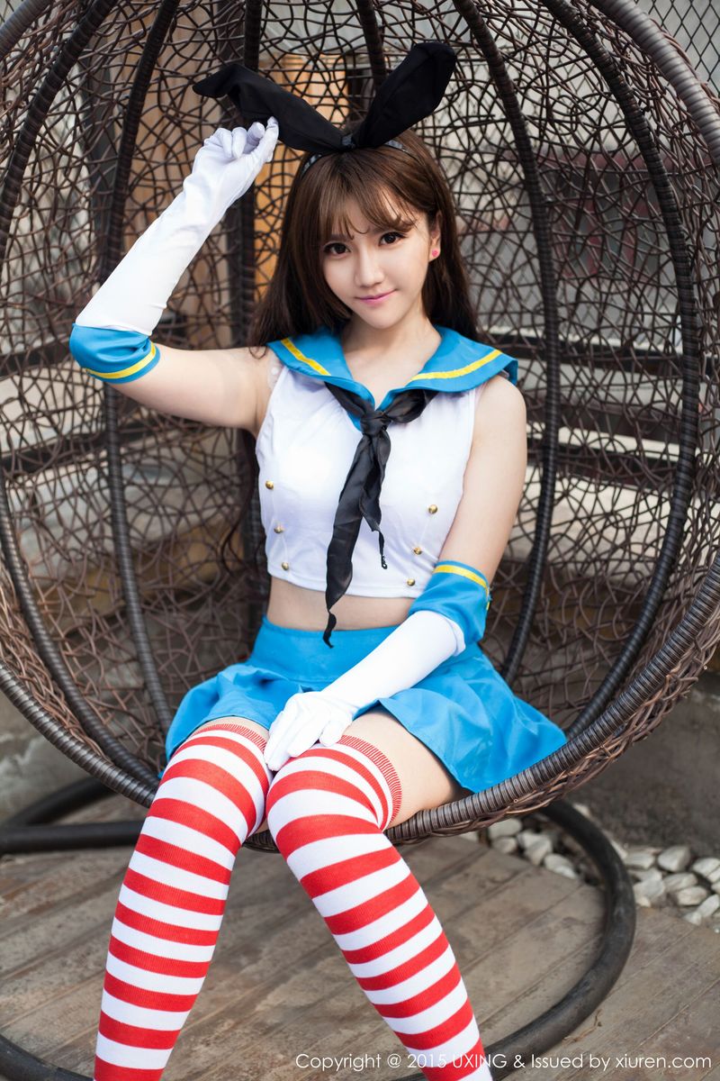 新人嫩模艾西Ashley仙气长发清新写真