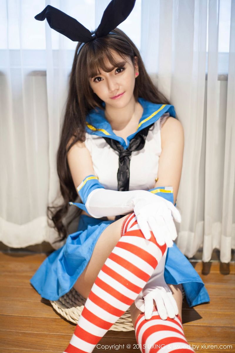 新人嫩模艾西Ashley仙气长发清新写真