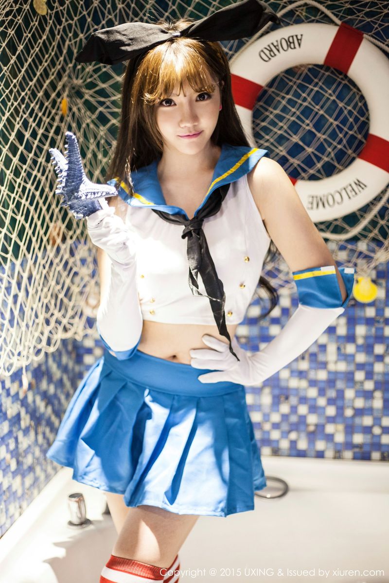 新人嫩模艾西Ashley仙气长发清新写真