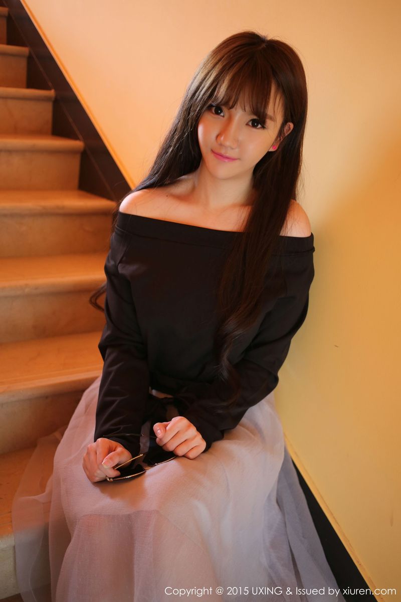 新人嫩模艾西Ashley仙气长发清新写真