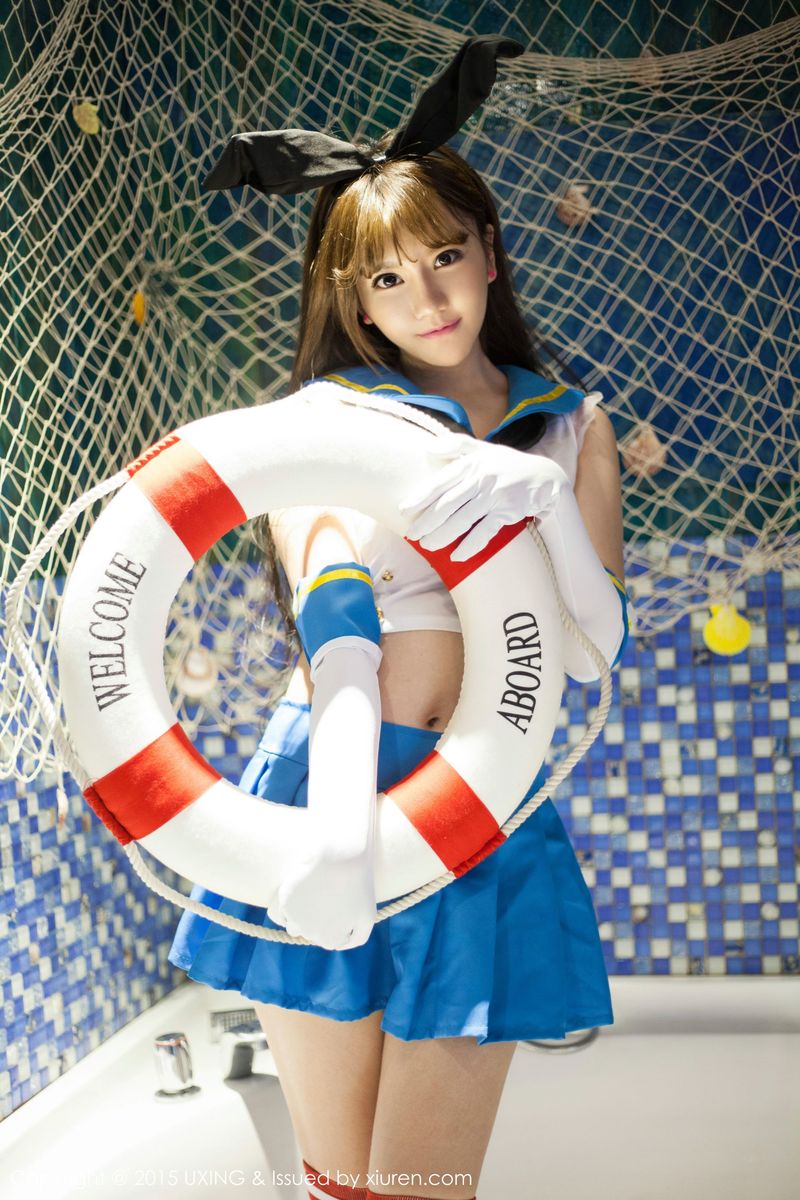 新人嫩模艾西Ashley仙气长发清新写真