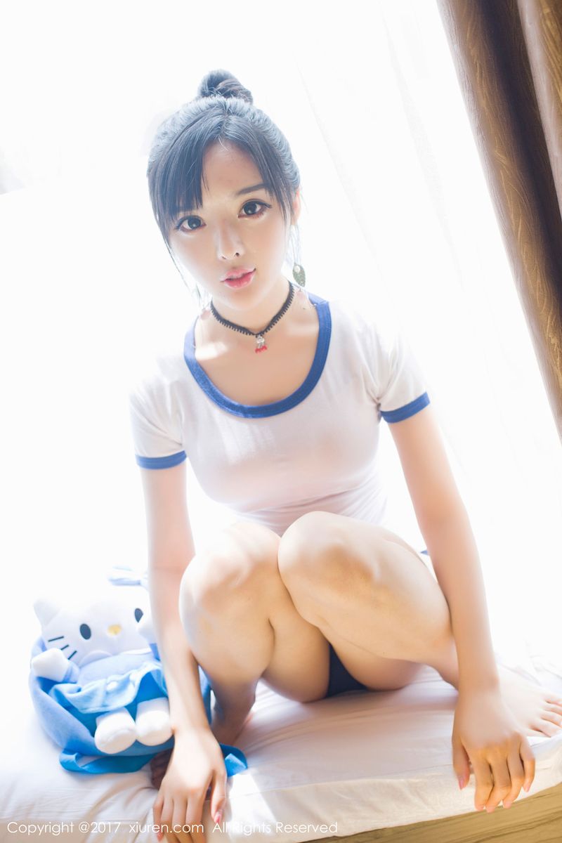 美娇娘柠檬baby吊带小猫女+日系体操服性感写真