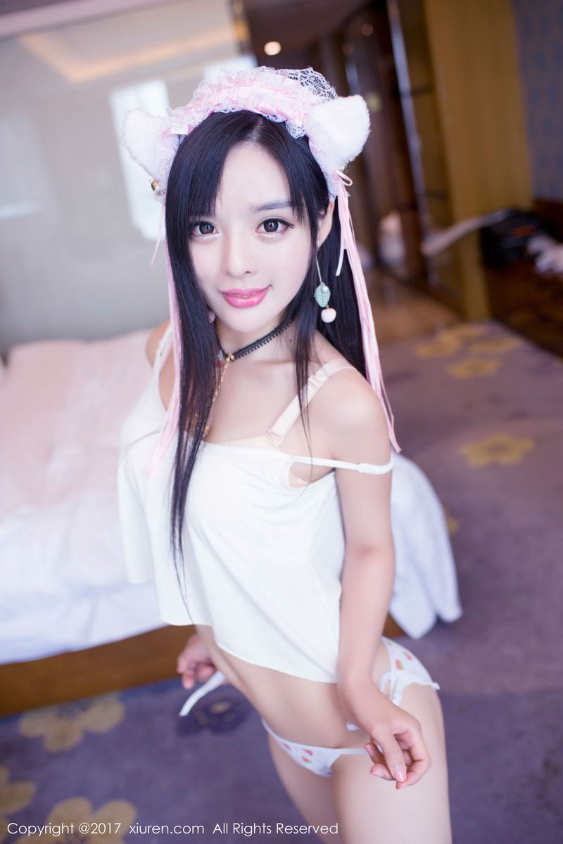 美娇娘柠檬baby吊带小猫女+日系体操服性感写真
