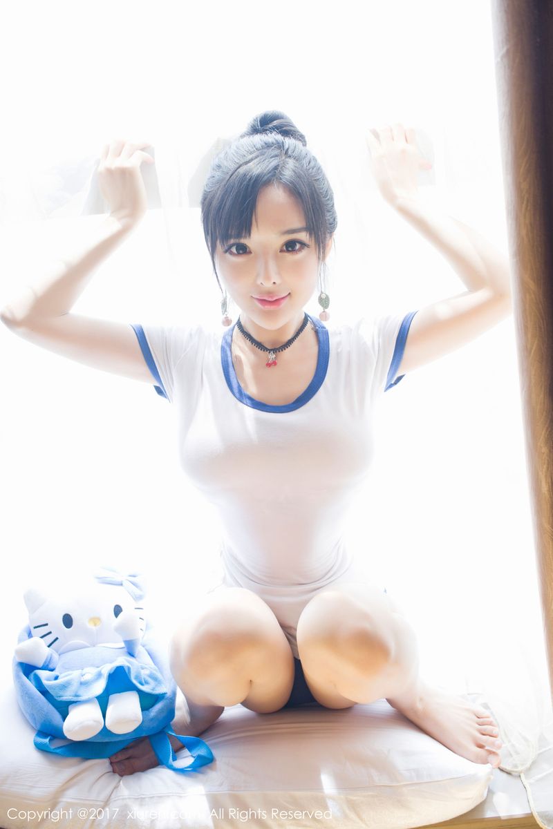 美娇娘柠檬baby吊带小猫女+日系体操服性感写真
