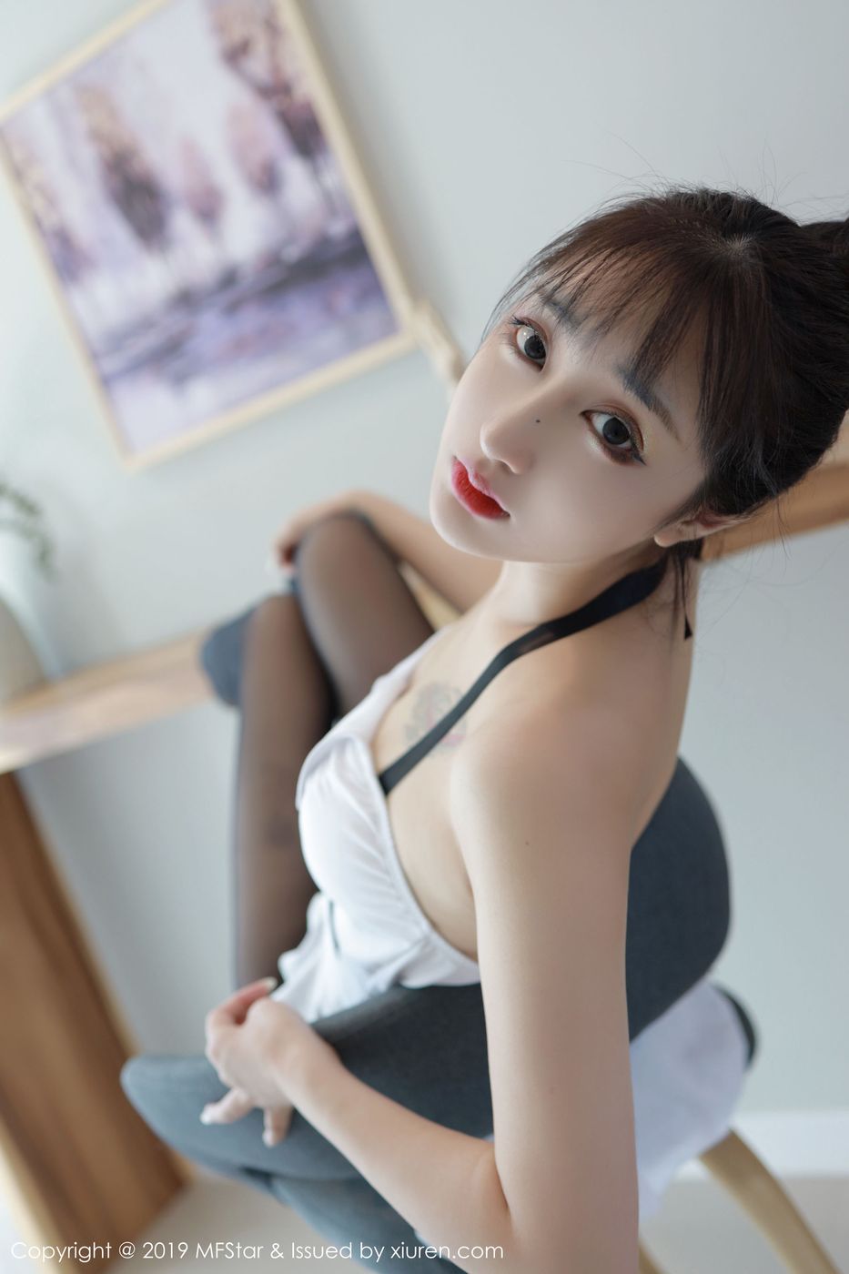美女模特Betty林子欣黑丝美腿性感纹身泰国清迈旅拍